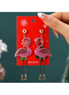 Mark Fairwhale New Christmas Pendant Earrings Cartoon Diamond Alloy Christmas Earrings Series 