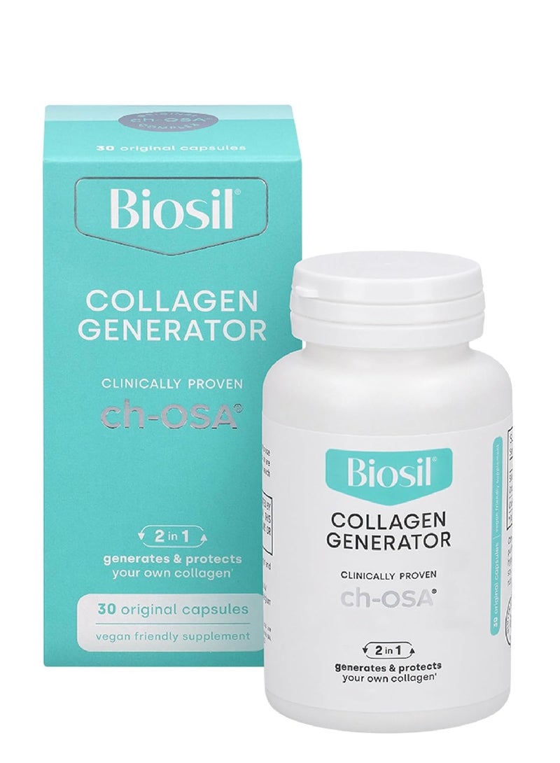 بيوسيل ناتشورال فاكتورز، مولد الكولاجين للشعر والبشرة والأظافر، 30 كبسولة - Image 1