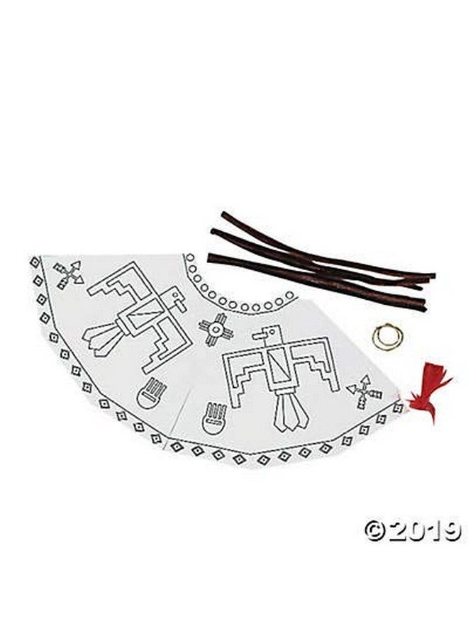 Fun Express Color Your Own Tee Pee Decoration Craft Kit - Makes 12 - DIY Crafts for Kids and Fun Home Activities - Image 2