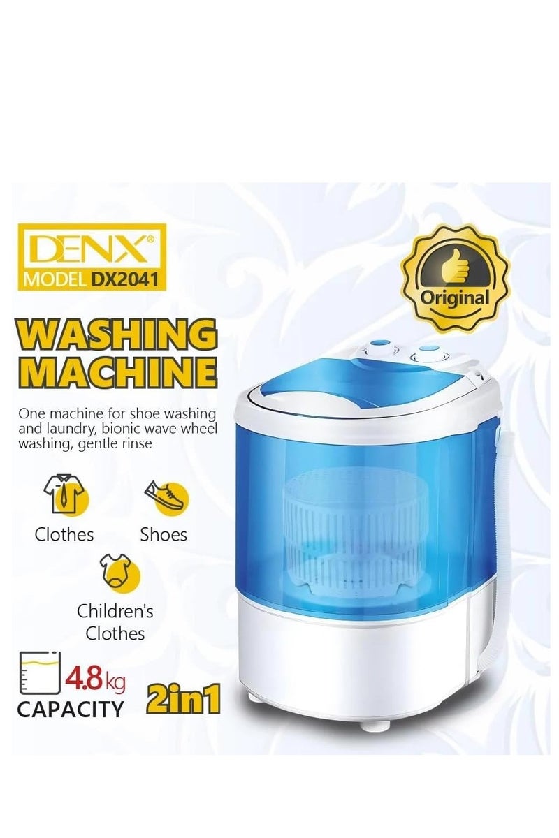 DENX Clothes and shoes washing machine (for home and travel) - 4.8 kg capacity DX2041 - Image 3