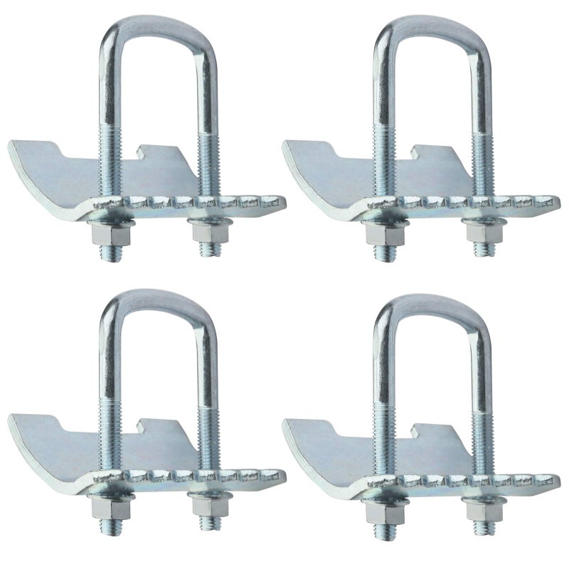 heneng 4 Pcs Strut Beam Clamp for 158 Strut Channel 1100 lbs Load Capacity Each ElectroGalvanized Steel