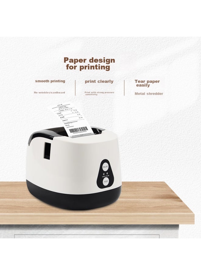 Gprinter Thermal Label Printer Bluetooth Version For Printing Small Labels And 58mm Receipts, Suitable For Clothing, Bubble Tea, Supermarket, And Retail Gp-2270t - Image 5