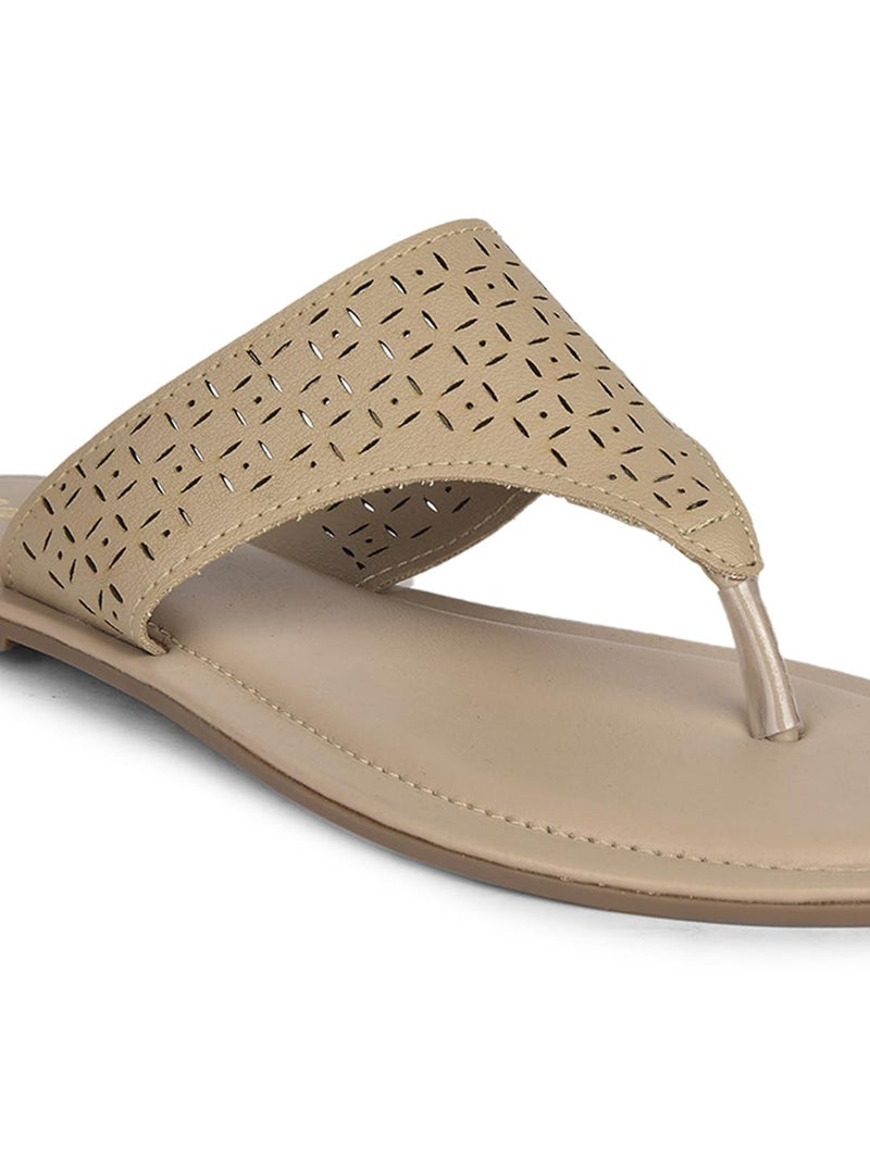 Bata Belle Th E Women's Natural Thongs - 8 UK (5710314) - Image 5