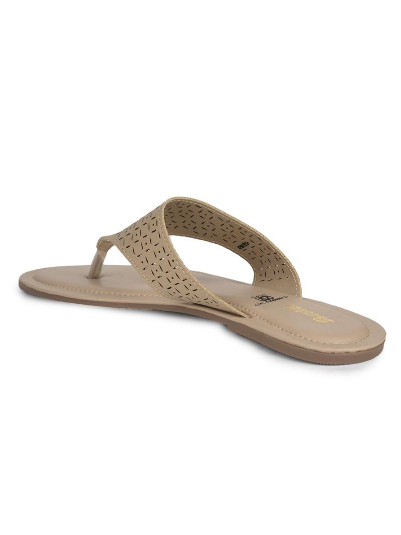 Bata Belle Th E Women's Natural Thongs - 8 UK (5710314) - Image 3
