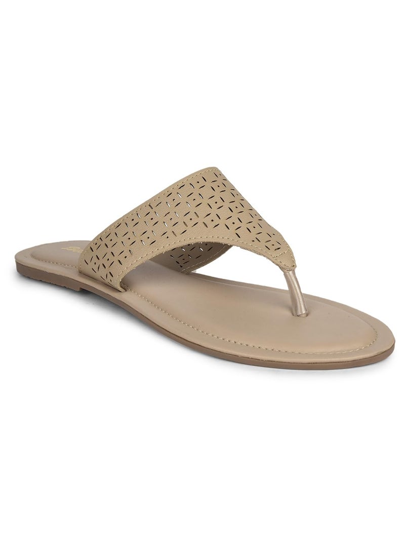 Bata Belle Th E Women's Natural Thongs - 8 UK (5710314) - Image 1