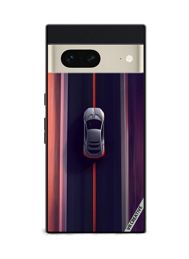VR CREATIVE Protective Case Cover For Google Pixel 7 Car Design Multicolour - Image 1
