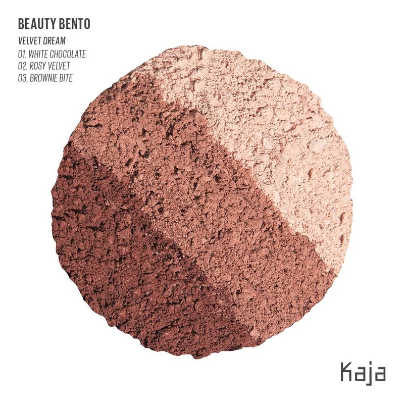 Kaja Beauty Bento Collection - Bouncy Eyeshadow Trio | Burnt Sandy Brown Tones, Travel Size, 13 Velvet Dream, 2019 Allure Best of Beauty Award, 0.03 Oz - Image 2