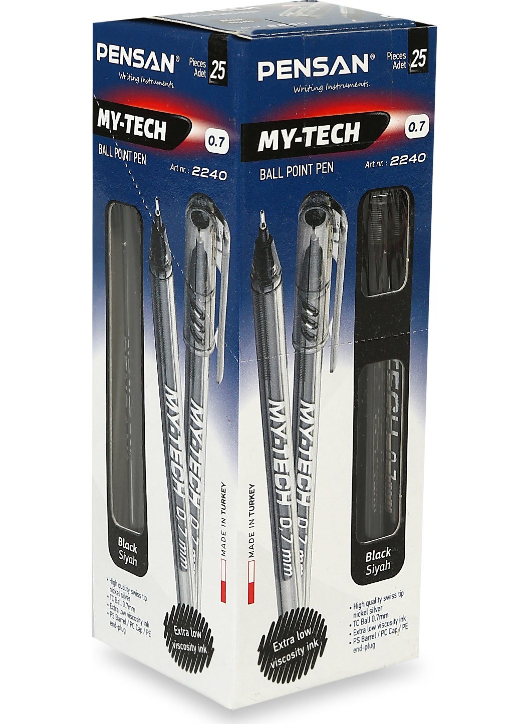 Pensan TÜKENMEZ MY-TECH 0.7 BLACK 25 Lİ 2240  - Image 1