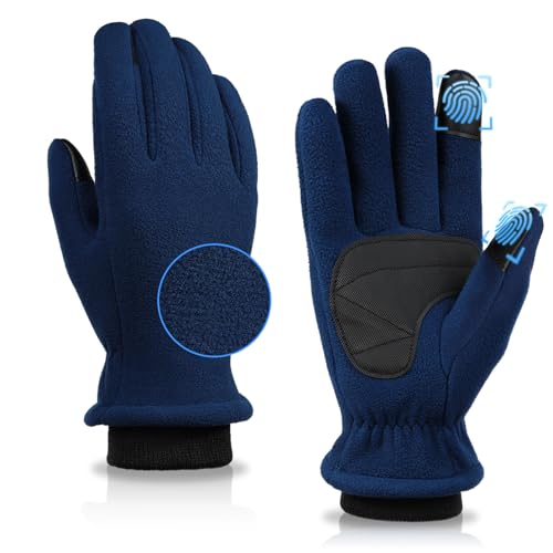 OZERO Womens Gloves Winter,Warm Thermal Polar Fleece Touchscreen Gloves Women In Cold Weather Driving Running Texting - Image 1