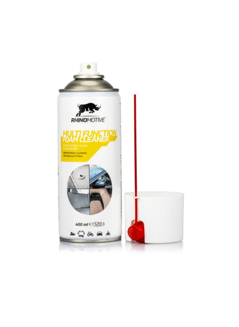 RHINOMOTIVE - RHINOMOTIVE - Multifunction Foam Cleaner For Engine Bay, Interior & Glass - 400ml - Image 1