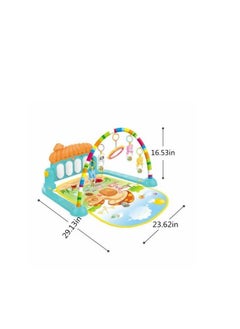 HUANGER Music Lighting Portable Lightweight Soft Comfortable Piano Gym Fitness Mat For Baby 75x60x42cm  - Image 2