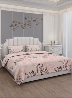 Status Contract Status Contract-Cotton Rich Double Bedsheet with 2 Pillow Covers for Bed Room, Home, Hotel-120 GSM, Cream, 220 X 240 Cm  - Image 2