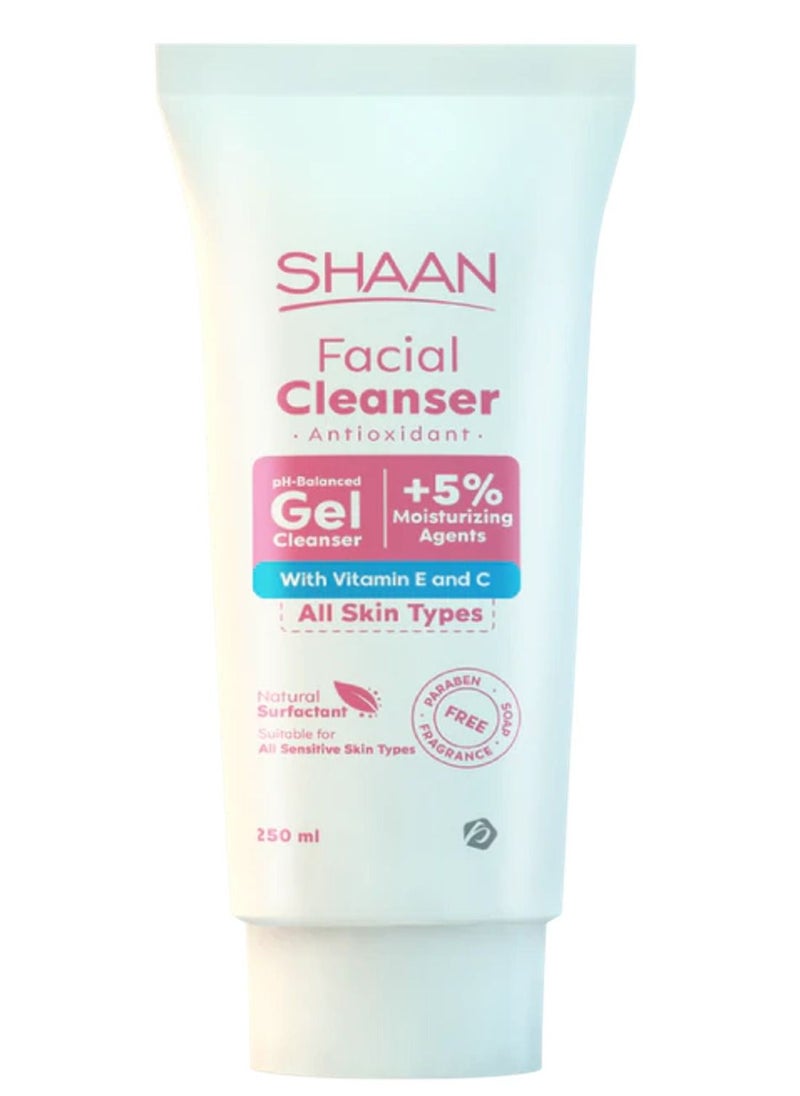 Shaan Facial Cleanser For All Skin Types - 250ml 