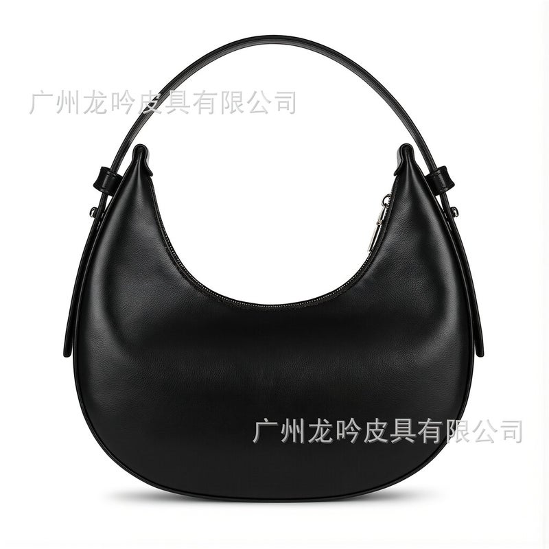 Lightweight Crescent Hobo Bag No Sore Wrist Stain Resistant Waterproof Non Deform Comfortable Daily Purse - Image 5