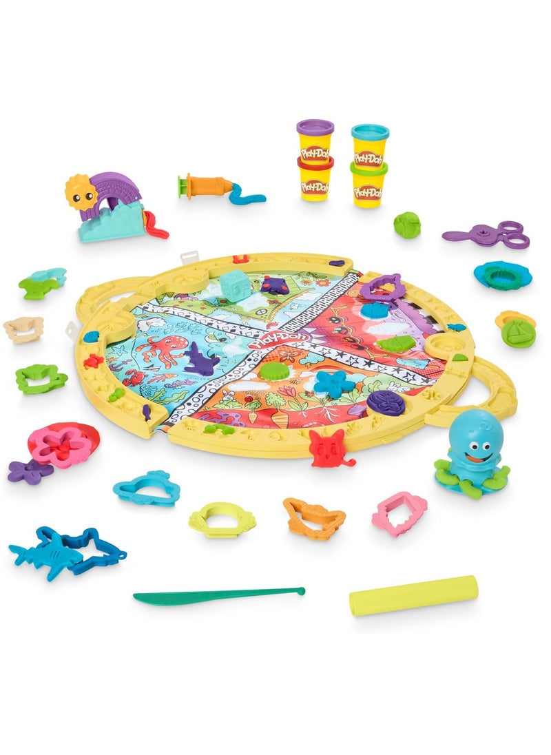 Play-Doh Fold 'N Go Playmat Starter Set  - Image 1