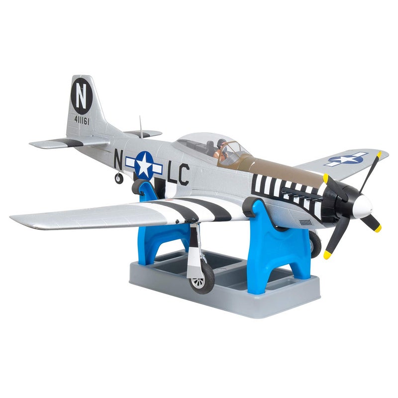 Ernst Manufacturing Ultra Stand for Model Airplanes  Durable Aircraft Assembly and Maintenance Work Stand  FuelResistant Plastic Features Tool Compartments  Blue - Image 3