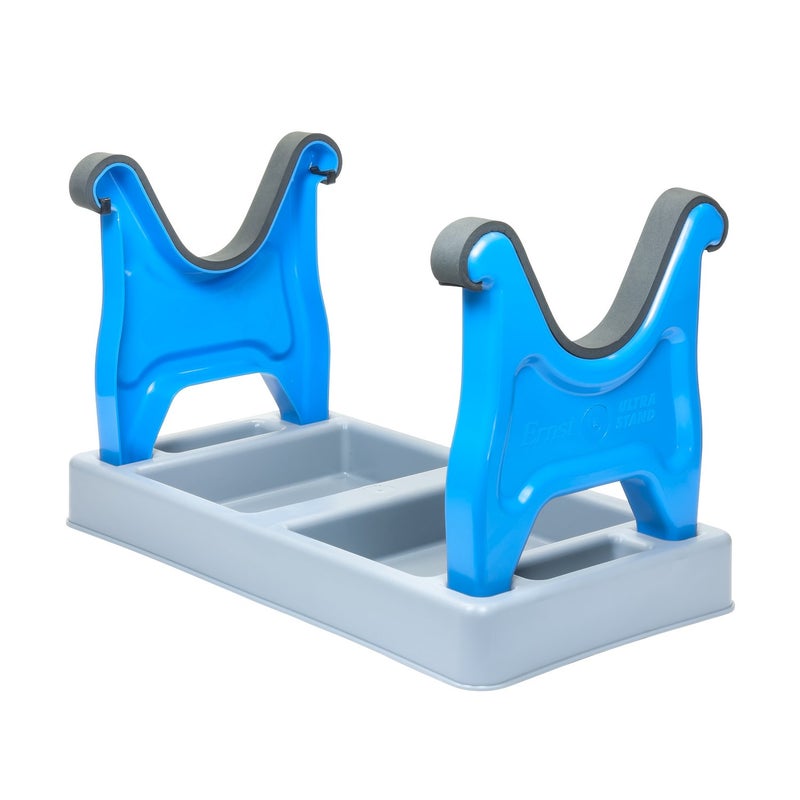 Ernst Manufacturing Ultra Stand for Model Airplanes  Durable Aircraft Assembly and Maintenance Work Stand  FuelResistant Plastic Features Tool Compartments  Blue - Image 2