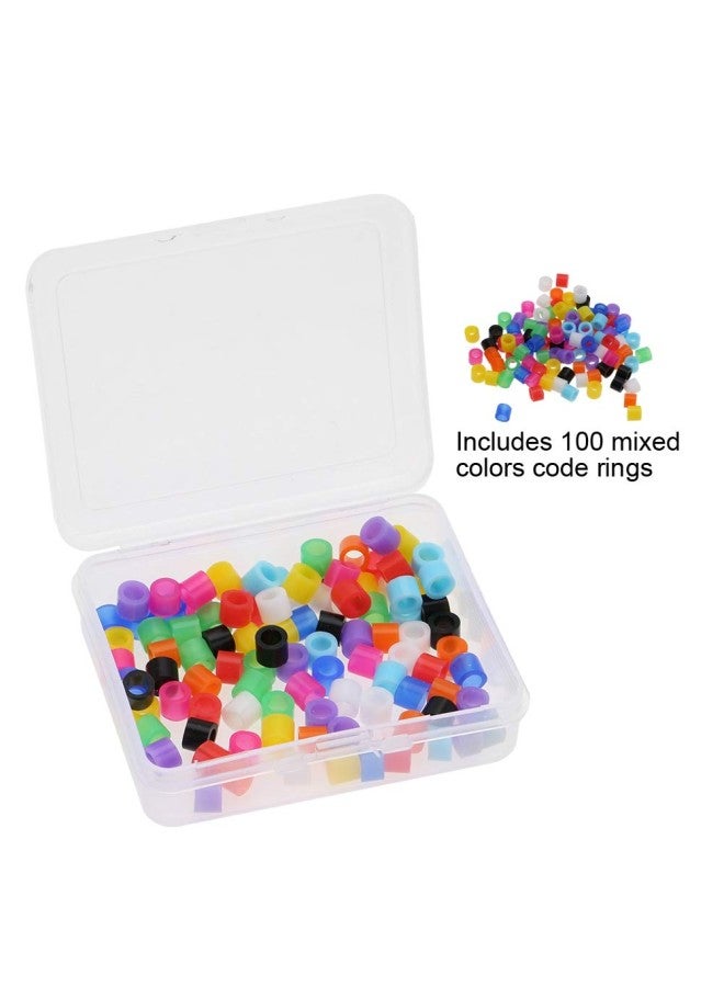 klarako 100 pieces Autoclavable Universal Dental Instrument Orthodontic Silicone Code Rings, Dental Code Rings Dental Instrument Code Rings for multi-colored universal dental instruments - Image 5