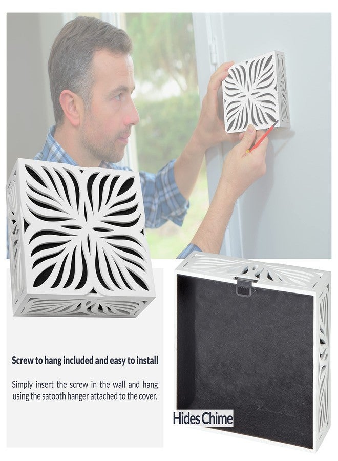 Newhouse Hardware Wooden Doorbell Chime Cover, Corinthian Design - Image 4