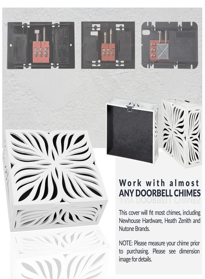 Newhouse Hardware Wooden Doorbell Chime Cover, Corinthian Design - Image 5