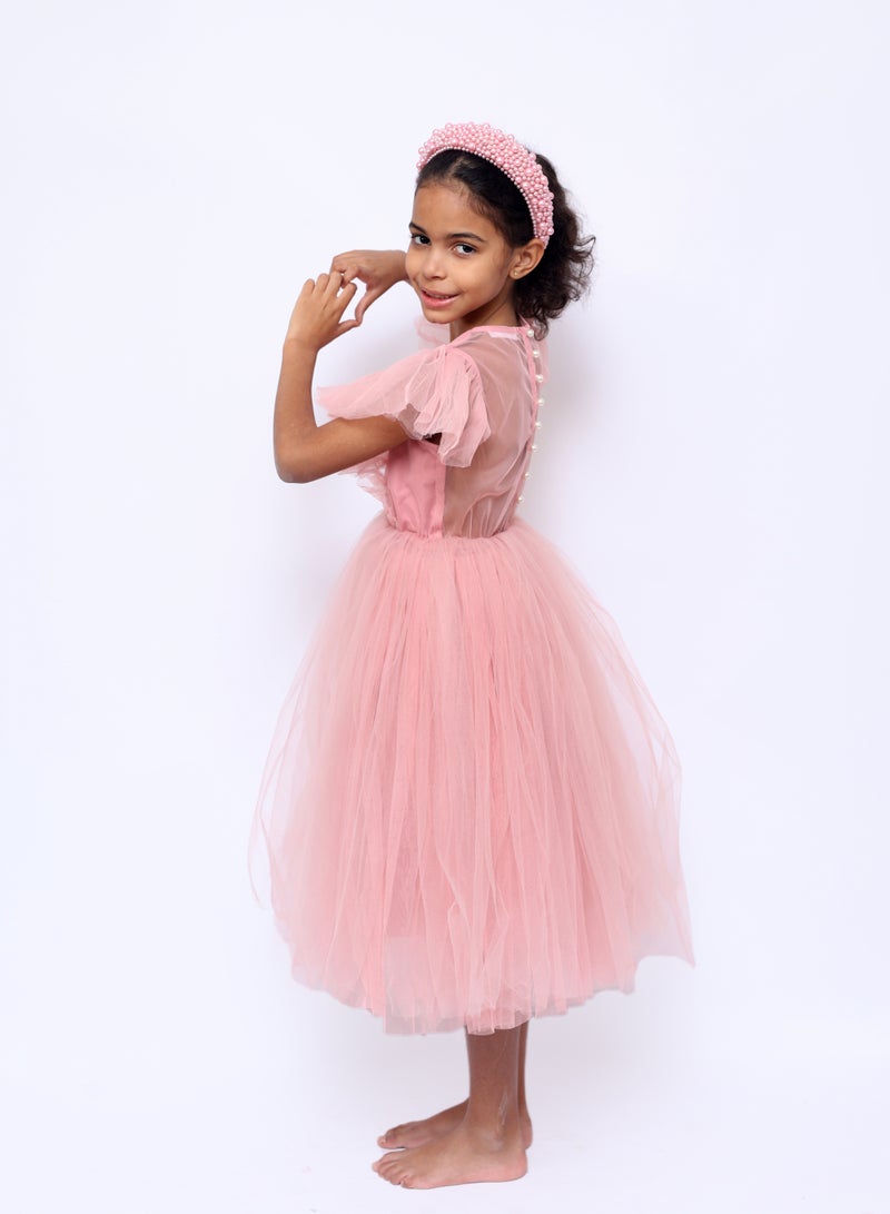 D'Daniela Ruffled Tulle Dress - Image 3