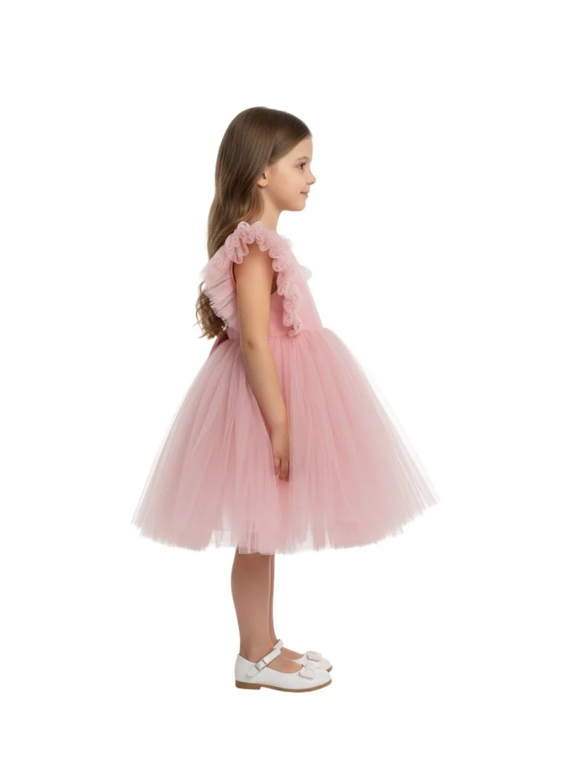 دىدانيالا فستان تول مكشكش