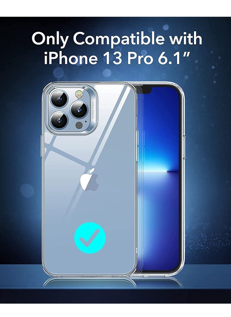 glassology iPhone 13 Pro Tempered-Glass Screen Protectors, High Grade Drop Protection, Shock-Proof Bumper, Scratch-Resistant Phone Case, Classic Series, Clear  - Image 2