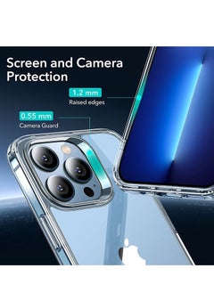 glassology iPhone 13 Pro Tempered-Glass Screen Protectors, High Grade Drop Protection, Shock-Proof Bumper, Scratch-Resistant Phone Case, Classic Series, Clear  - Image 5