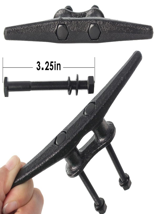 VEITHI 6 inch Electrophoretic Coated Black Dock Cleats Boat Cleats, Boat Dock Cleats Rope Cleat with Hardware Ideal for Decks, Piers for Tying up Boats,Marine Decor,Boat Ties,Cleats for Boat(4 Pack) - Image 3