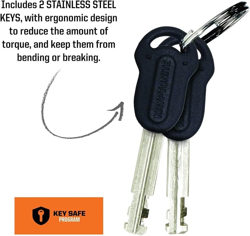 Kryptonite Keeper Standard Bike U-Lock - Heavy Duty Anti-Theft Bicycle Lock with Mounting Bracket and Keys - Image 3