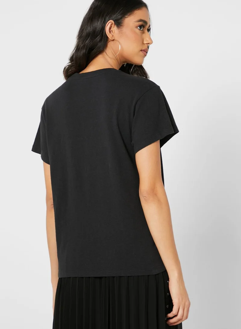 ZADIG & VOLTAIRE Dona Slogan T-Shirt