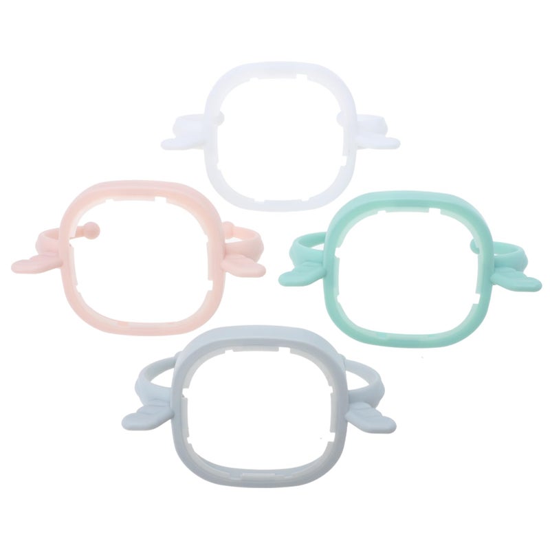Baby Bottle Handles 4 Pack Ergonomic Grip for Safe Drinking Easy Hold for Newborns - Image 2