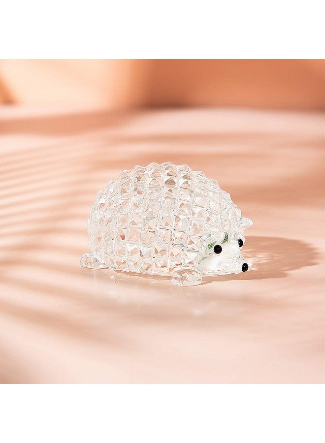 LONGWIN Crystal Animal Figurines Mini Glass Hedgehog Statues Home Table Decoration Ornaments Collectible Gifts - Image 5