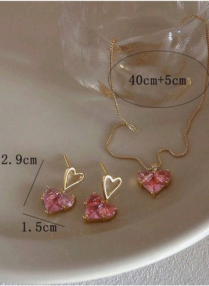Jewelry For Life - Luxury Jewellery Set For  Women Inlaid With Zirconia - Image 1