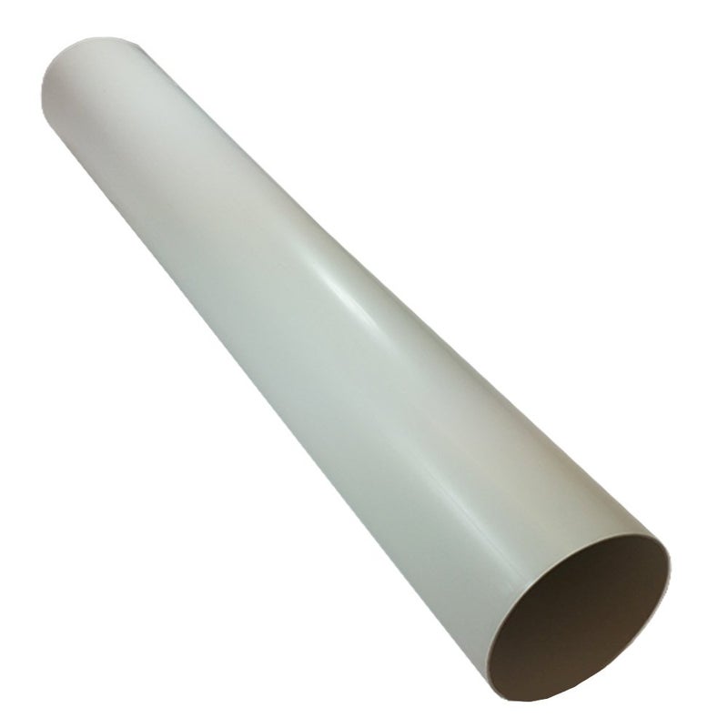 Kair Kair Plastic Ducting Pipe 150mm - 6 inch / 1 Metre Long Length - Rigid Straight Duct Channel  - Image 1