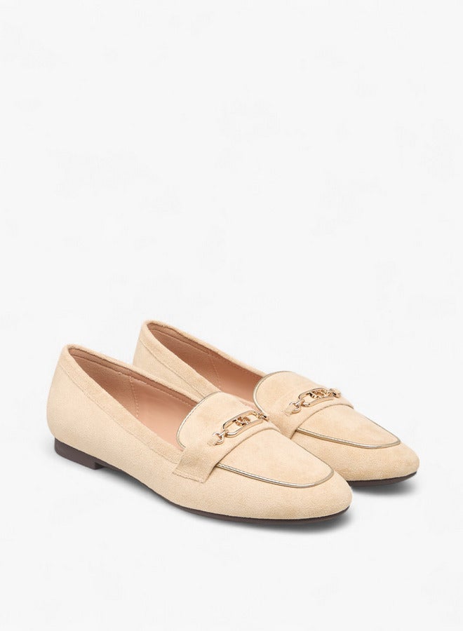 Celeste Women's Metal Accent Slip-On Loafers - Image 3