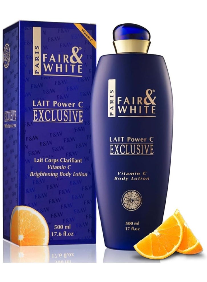 فير آند وايت لوشن ليت باور سي لتفتيح بشرة الجسم 500ملليلتر - Image 1