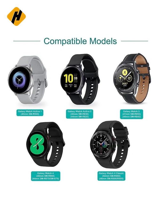 HuHa Charger Compatible with Samsung Galaxy Watch 4/4 Classic Watch3 Active 1 2 SM-R500 SM-R830 SM-R820 SM-R840 SM-R850 - USB Charging Cable 3.3ft 100cm - Smartwatch Accessories - Image 2