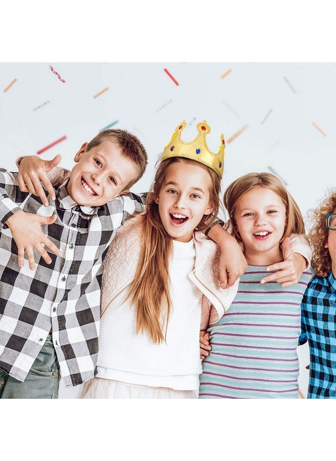 NUOBESTY - Golden King Crowns, Delicate Birthday Crown Hat For Kids Birthday Baby Shower Party Photo Props - Image 1
