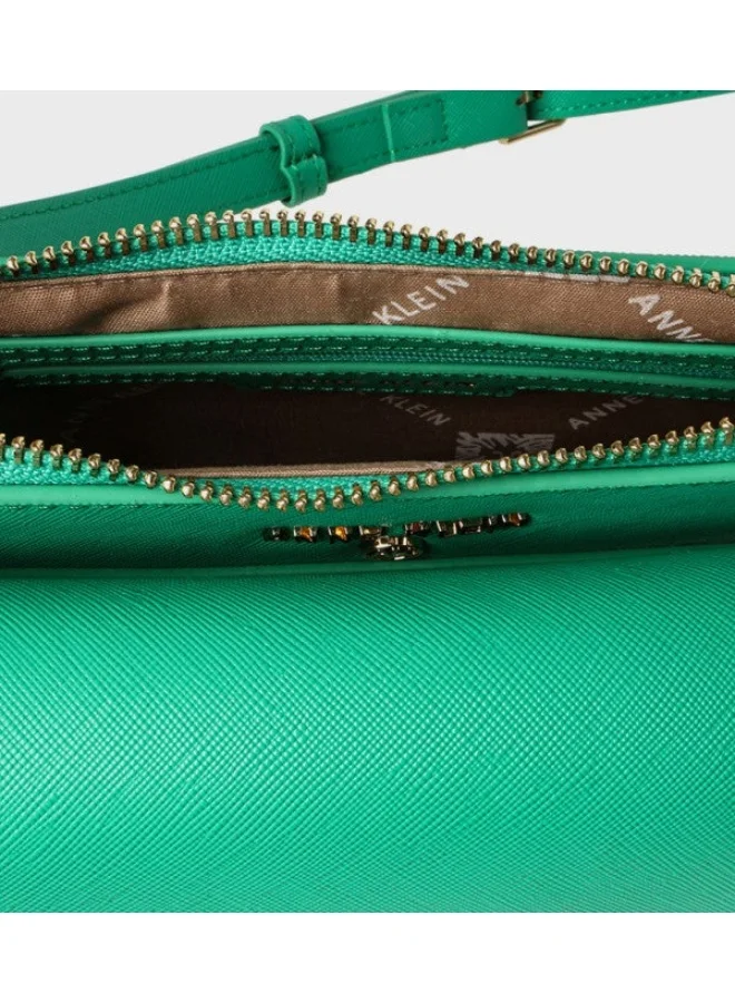 ANNE KLEIN Anne Klein Textured Shoulder Bag With Coin Pouch