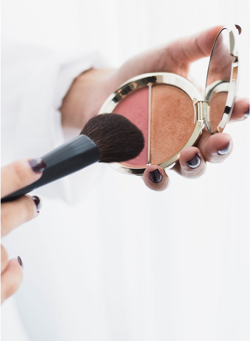 إينرجي مجموعة فرش مكياج ENERGY Emerald Glow من 11 قطعة مع علبة مزخرفة - شعيرات صناعية ناعمة للوجه والعينين - Image 5