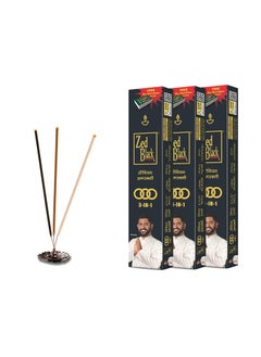 Zed Black Zed Black Incense Sticks 3-in-1 Pack of 3 Agarbatti Stick Nature Inspired Fragrances for Puja, Meditation, Refreshing Ambience - Free Grand Matchbox Inside  - Image 2