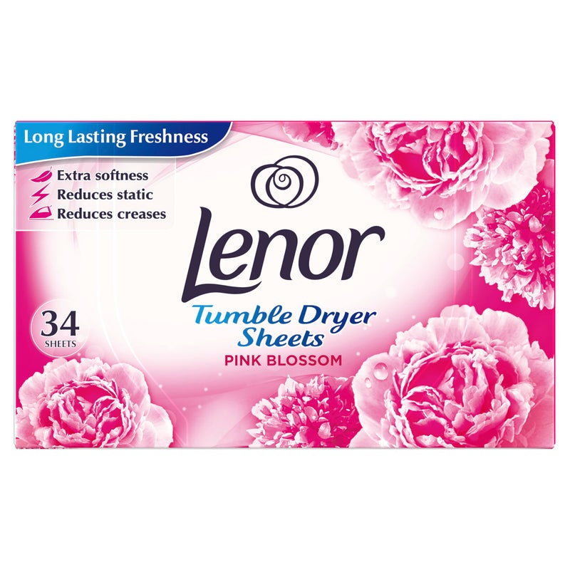 Lenor Tumble Dryer Sheets Sparkling 34s