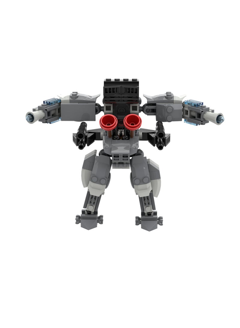 Skibidi Toilet Man Toy Building Blocks 258Pcs Unmatched Mecha Warrior Man Toy Ideas Toys Battle Horror Game Model Ideas Toys Gifts for Adult & Kids - Image 5
