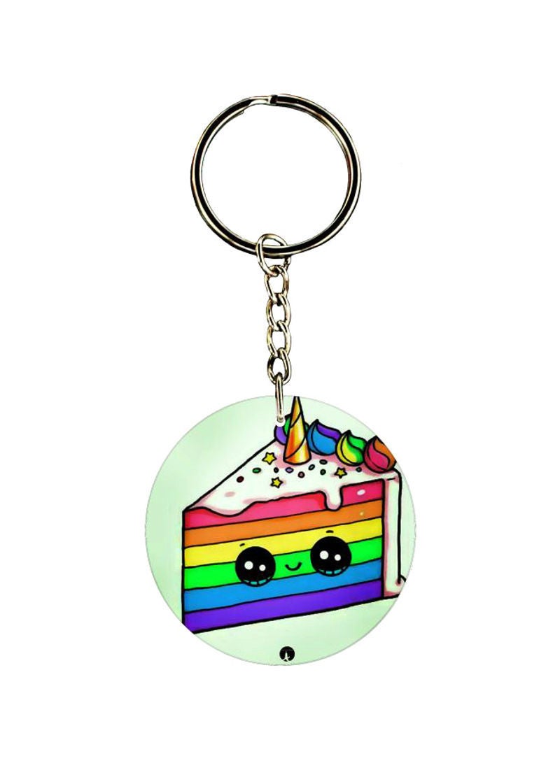 RKN Double Sided Pastry Printed Keychain