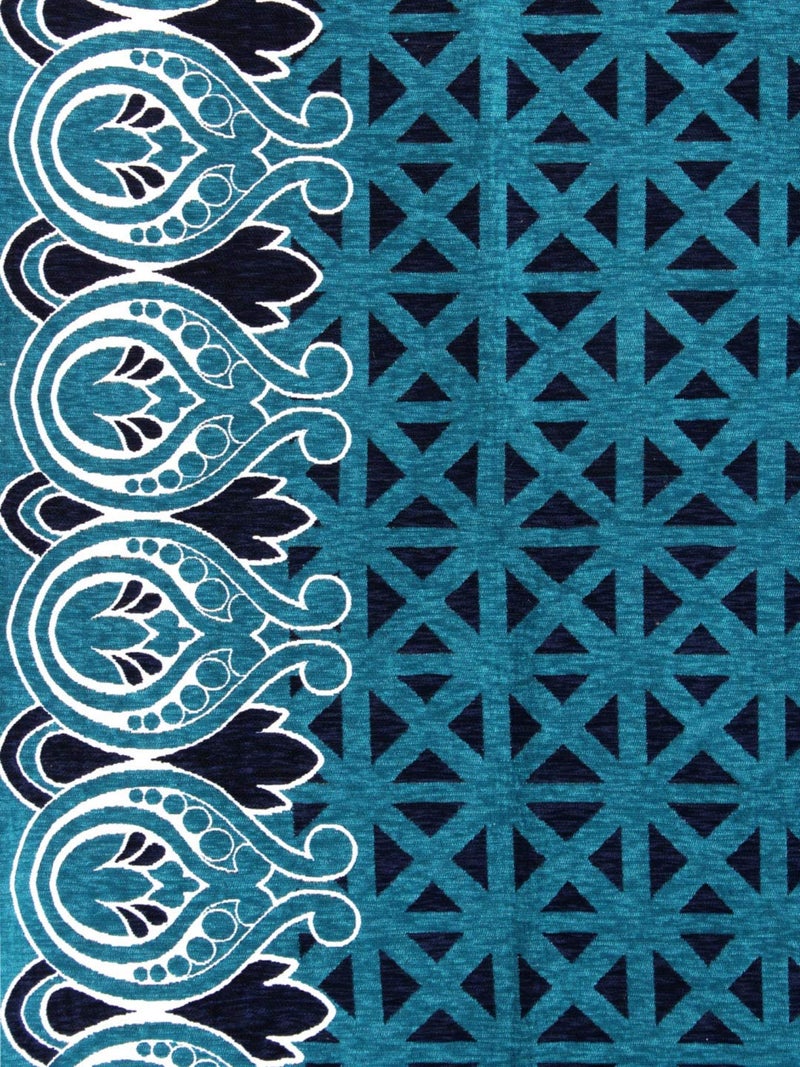 Braids Home Jacquard Weaved Premium Living Room Carpet and Area Rug -(5ft x 7 ft, Multicolor) - Image 3