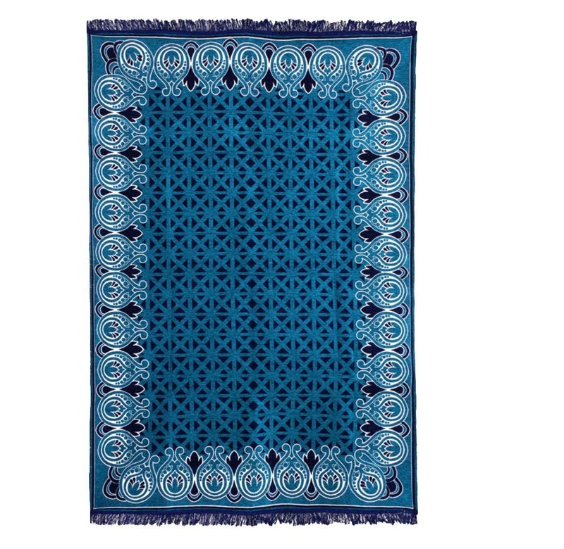 Braids Home Jacquard Weaved Premium Living Room Carpet and Area Rug -(5ft x 7 ft, Multicolor) - Image 2