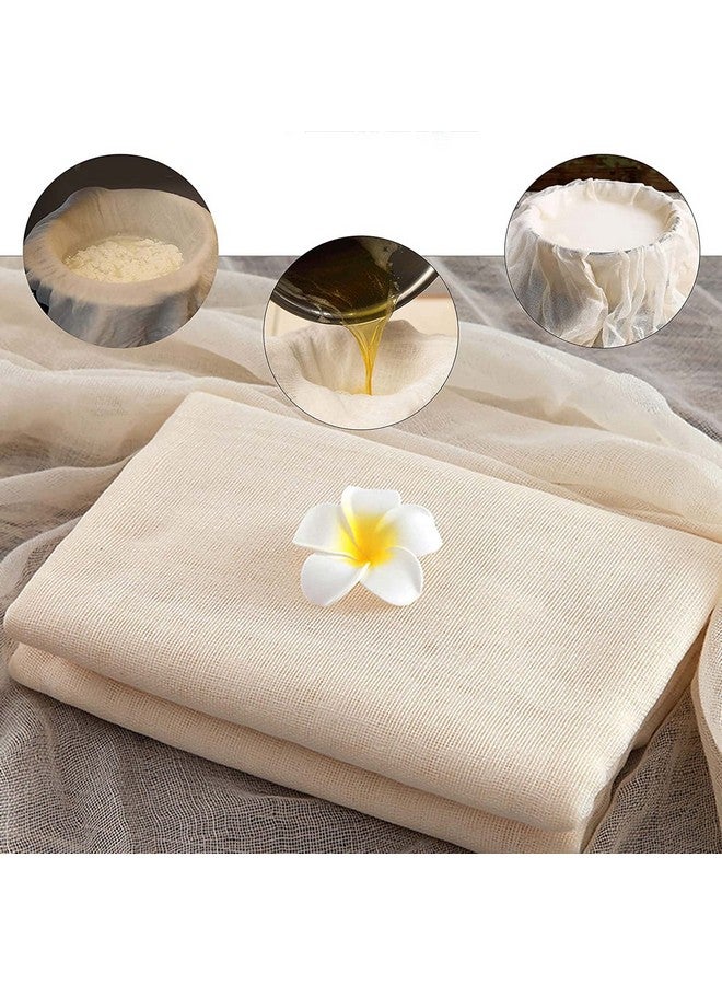Hian Muslin Cotton Cloth | Food-Grade & BPA-Free | Multi-Purpose Kitchen Tool for Straining, Cheese & Paneer Making, Roti Wrapping, Steaming Momos & Idlis, Filtering & Cooking (1 Meter | 37x37 Inch) - Image 1