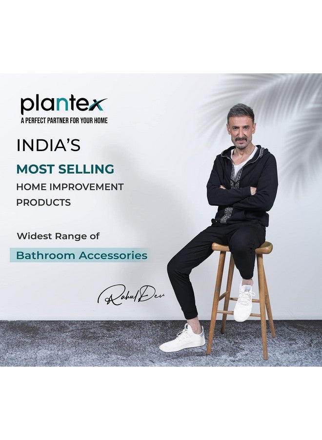 plantex Plantex Acrylic Multipurpose Tooth Brush Holder/Stand/Tumbler for Bathroom Accessories - (White)  - Image 3