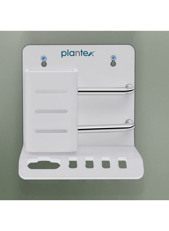 plantex Plantex Acrylic Multipurpose Tooth Brush Holder/Stand/Tumbler for Bathroom Accessories - (White)  - Image 5